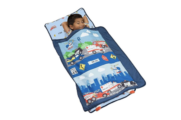 Everyday Kids Toddler Nap Mat With Removable Pillow