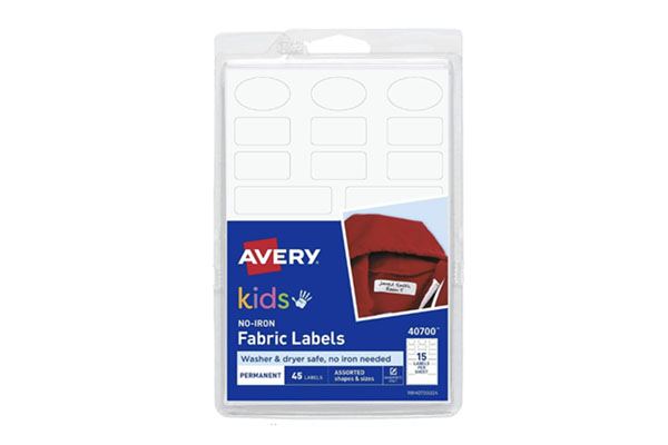 Avery No-Iron Kids Clothing Labels