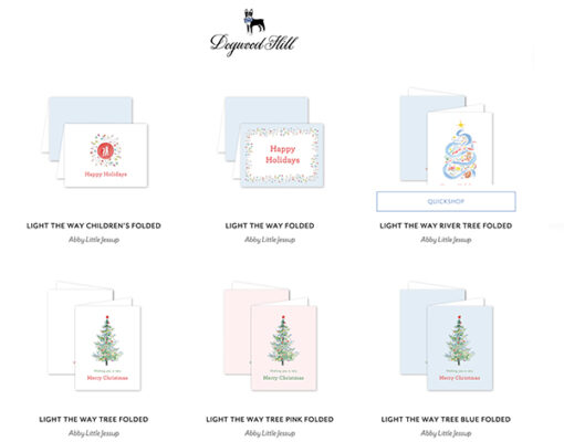 Shop the Dogwood Hill “Light the Way” Holiday Card Collection