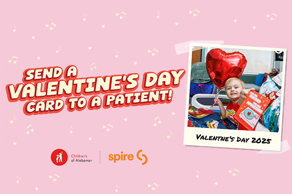 children's of Alabama Valentine's Day Cards