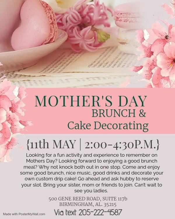 Mothers Day Brunch & Cake Decorating